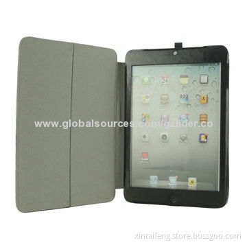 Premium Leather Case Cover for iPad Mini, Compact Design, OEM Orders Welcomed